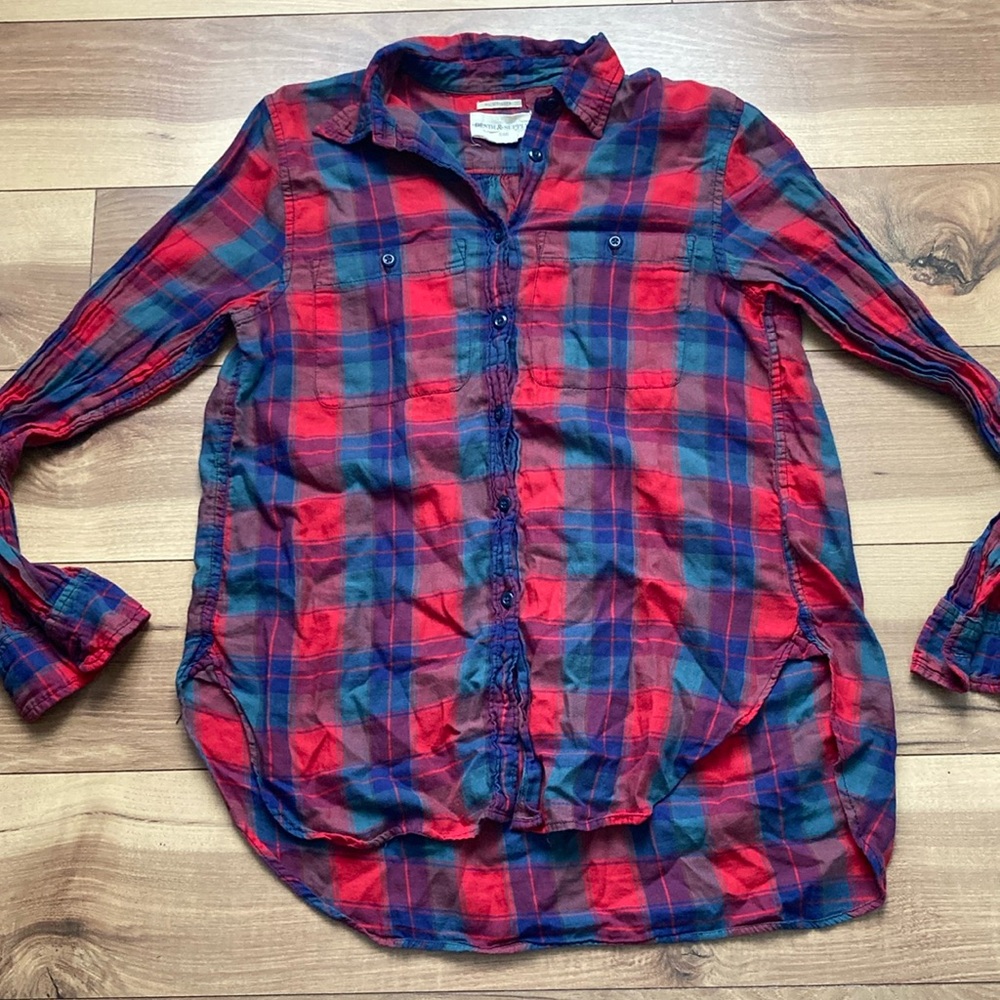Denim & Supply Plaid Lightweight Button Down